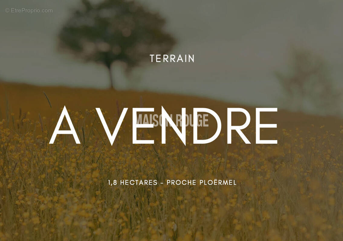 Terrain à PLOERMEL