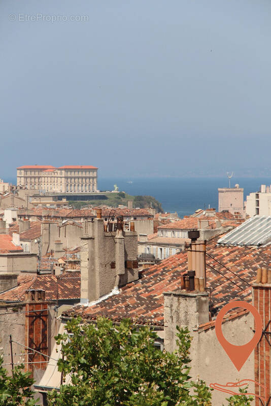vue Ouest - Appartement à MARSEILLE-6E