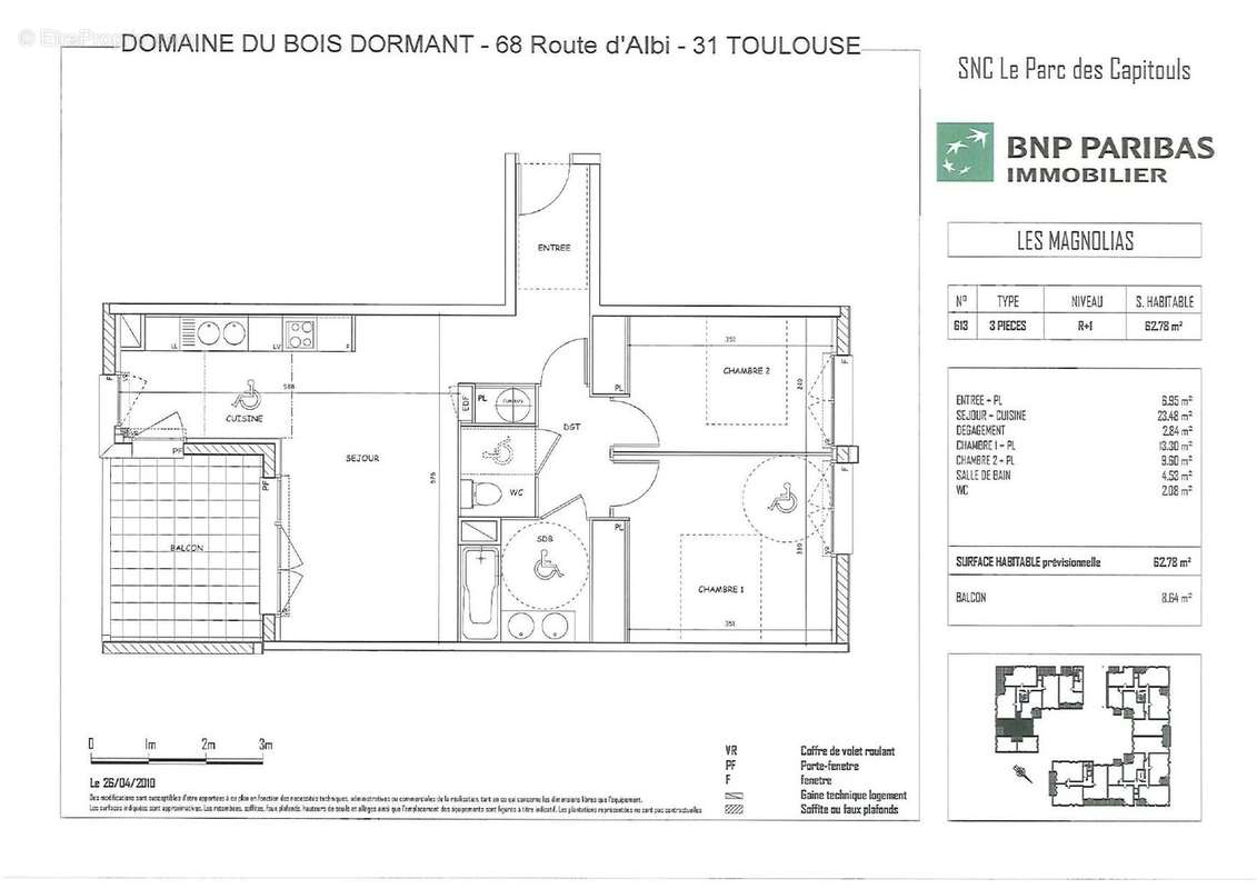 Appartement à TOULOUSE
