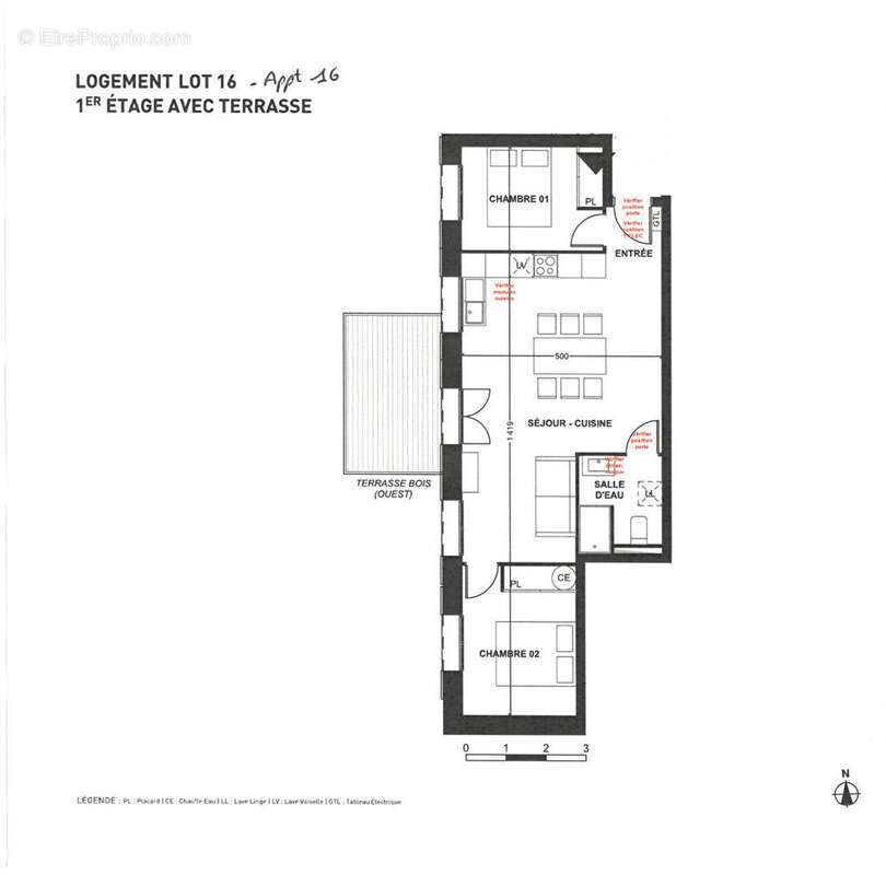 Appartement à VENDAYS-MONTALIVET