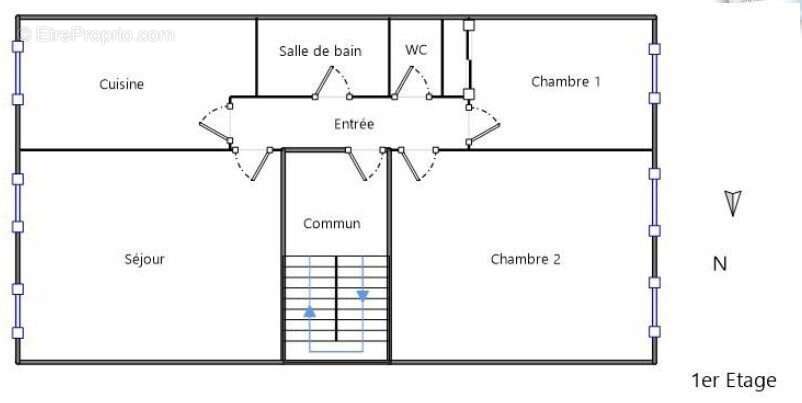 1er étage - Appartement à COGNAC