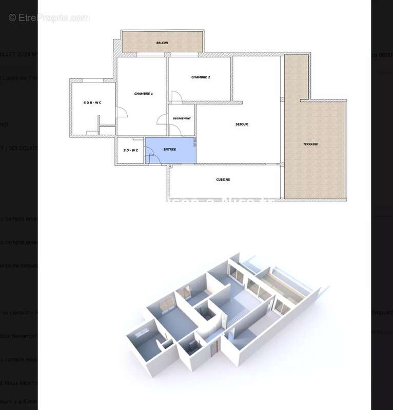 Appartement à NICE