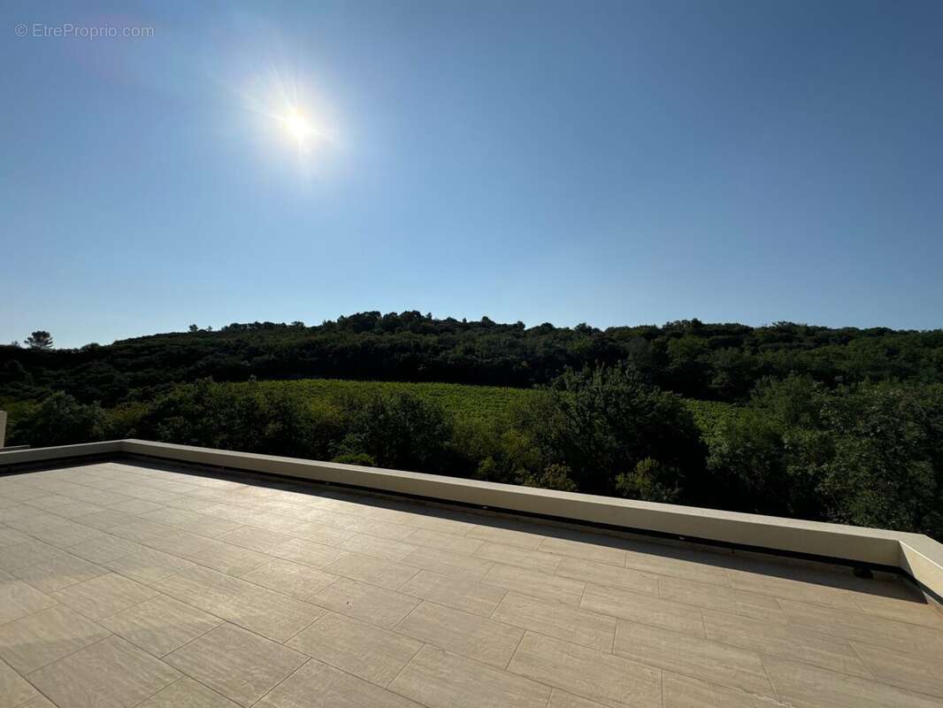 Vue terrasse - Maison à GABIAN