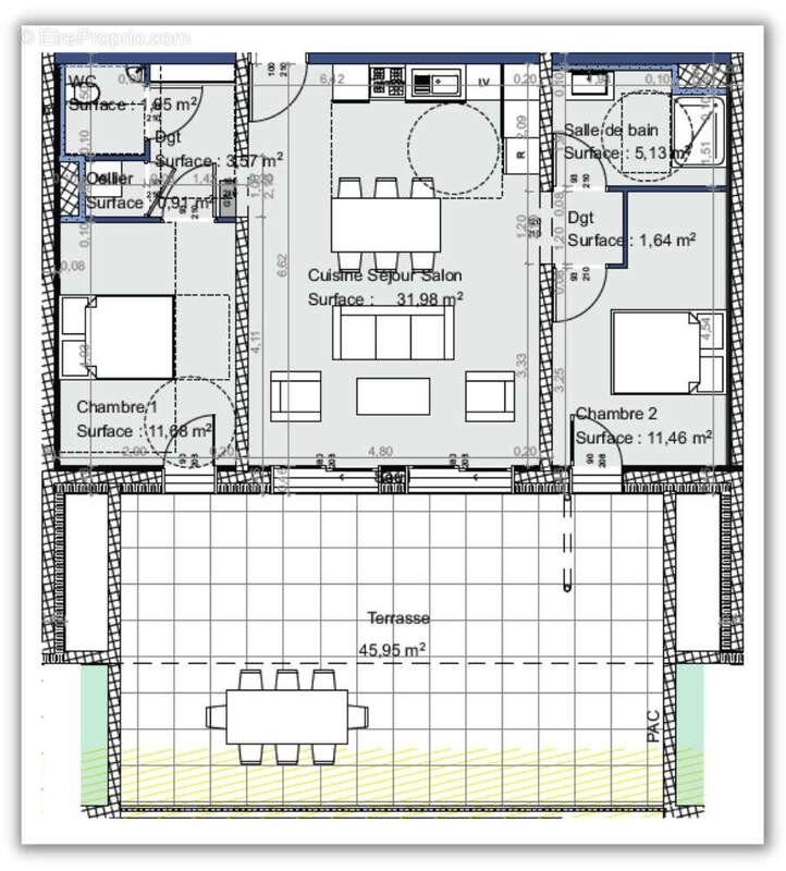 Appartement à MORTEAU
