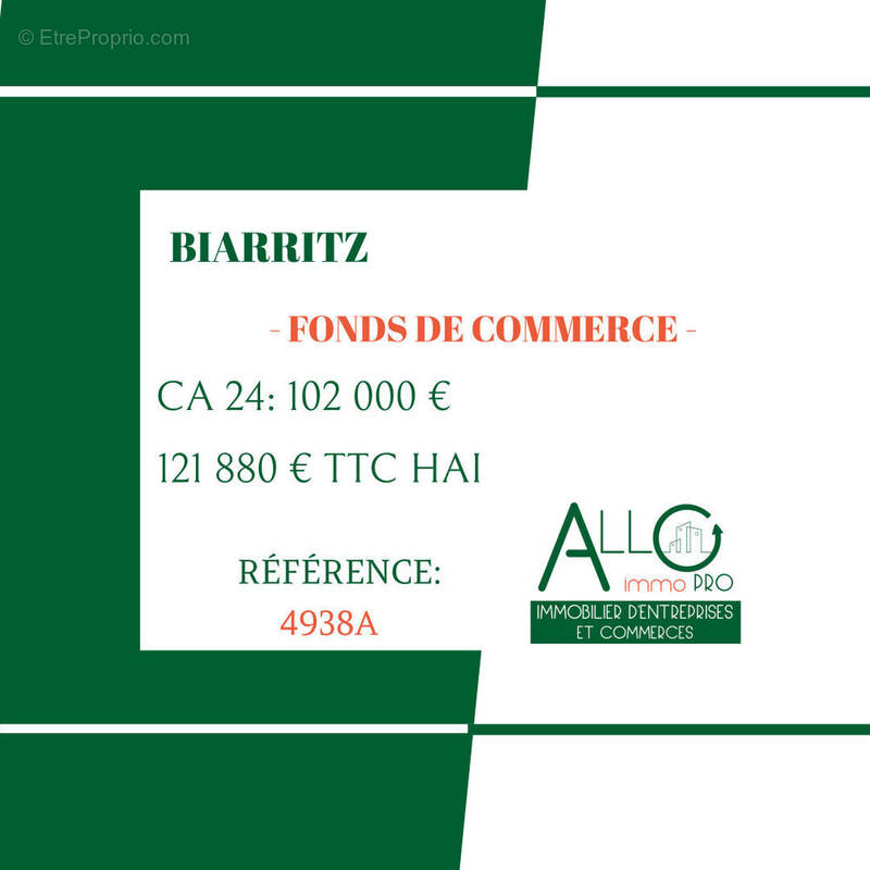 Commerce à BIARRITZ