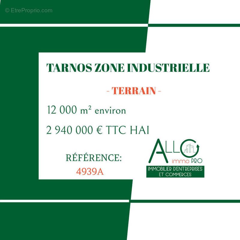 Terrain à TARNOS