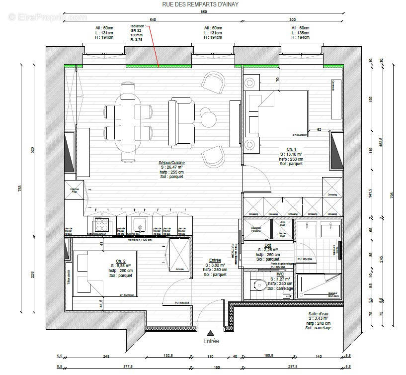 Appartement à LYON-2E