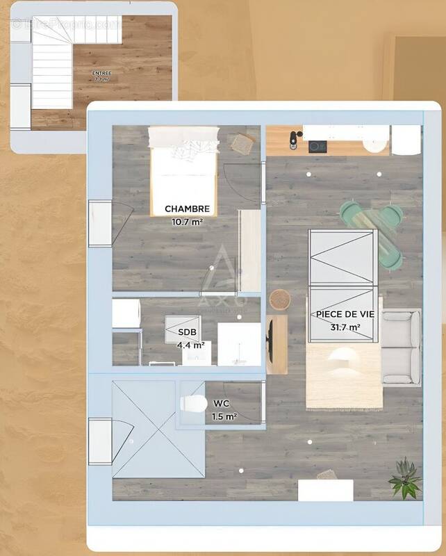 Appartement à PALLUAU