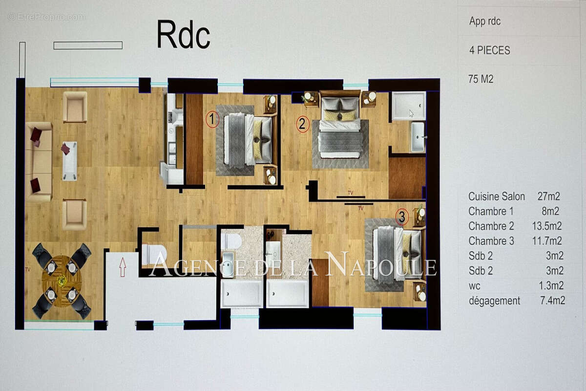 Appartement à MANDELIEU-LA-NAPOULE