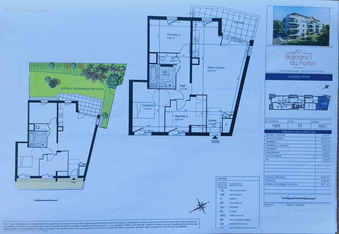 Appartement à LA ROCHE-SUR-FORON