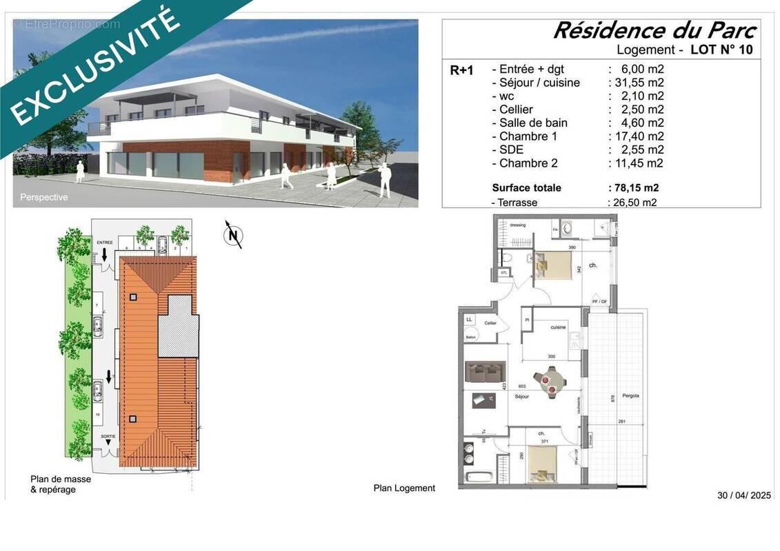 Photo 1 - Appartement à DREMIL-LAFAGE
