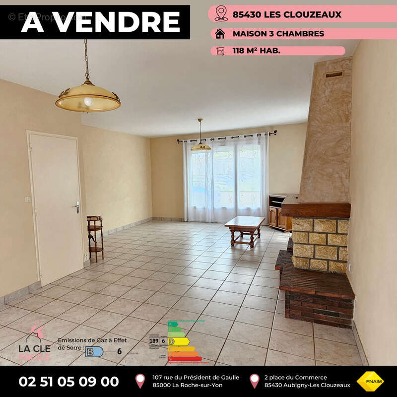 Maison à LES CLOUZEAUX