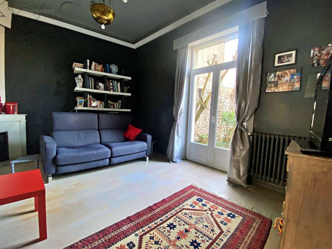 Salon 2 avec cheminée - Maison à MONTELIMAR