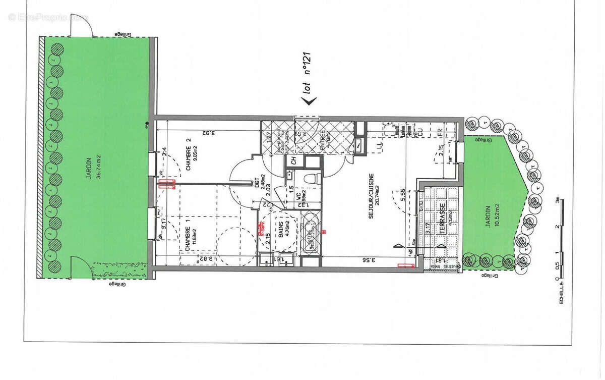 Appartement à LYON-8E