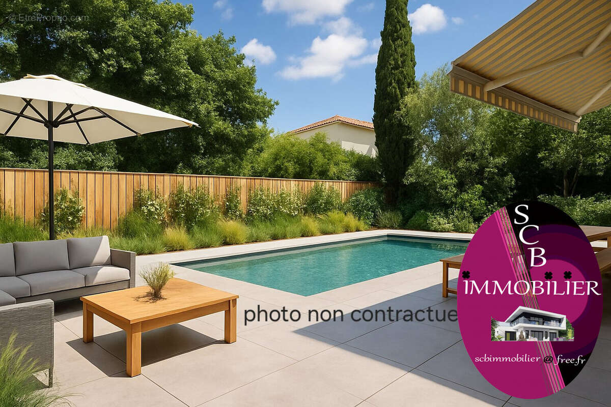 belle terrasse capeyron grande maison scb immobilier - Maison à MERIGNAC