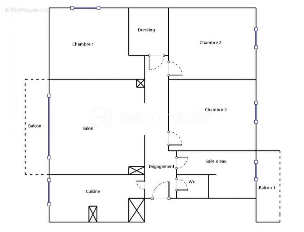 Appartement à MARSEILLE-13E