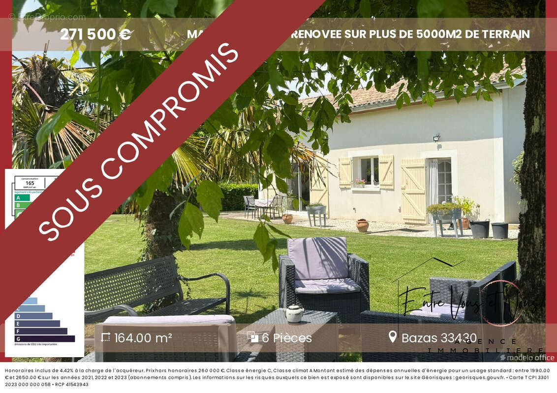 Maison à BAZAS