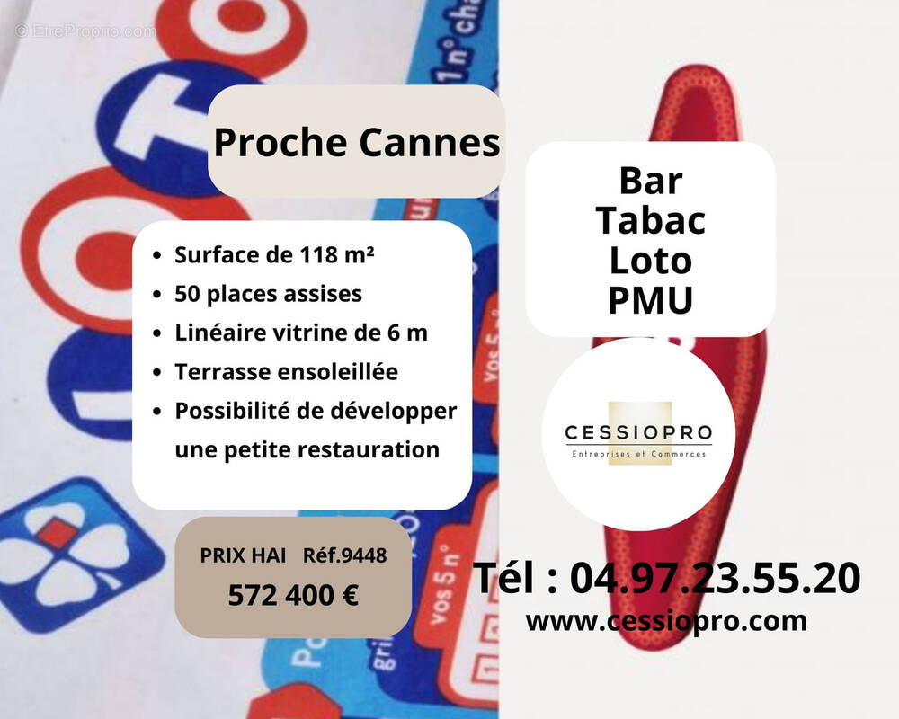 Commerce à VALLAURIS