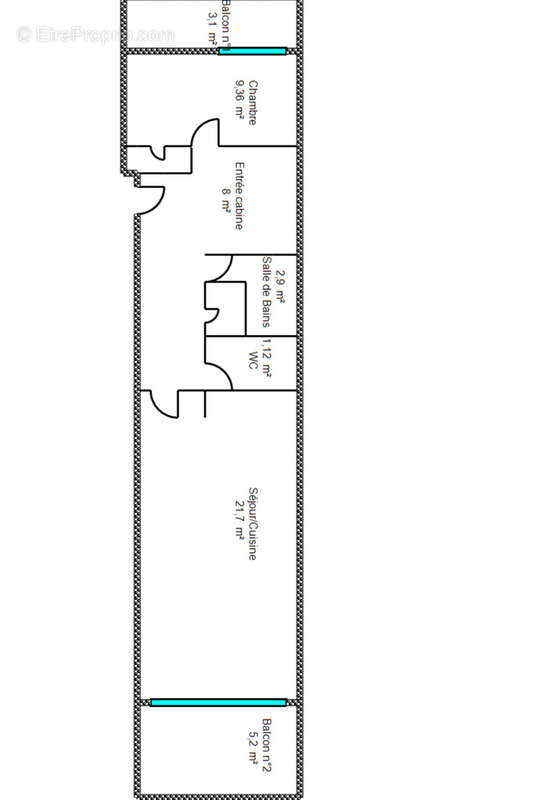 Appartement à MAUGUIO