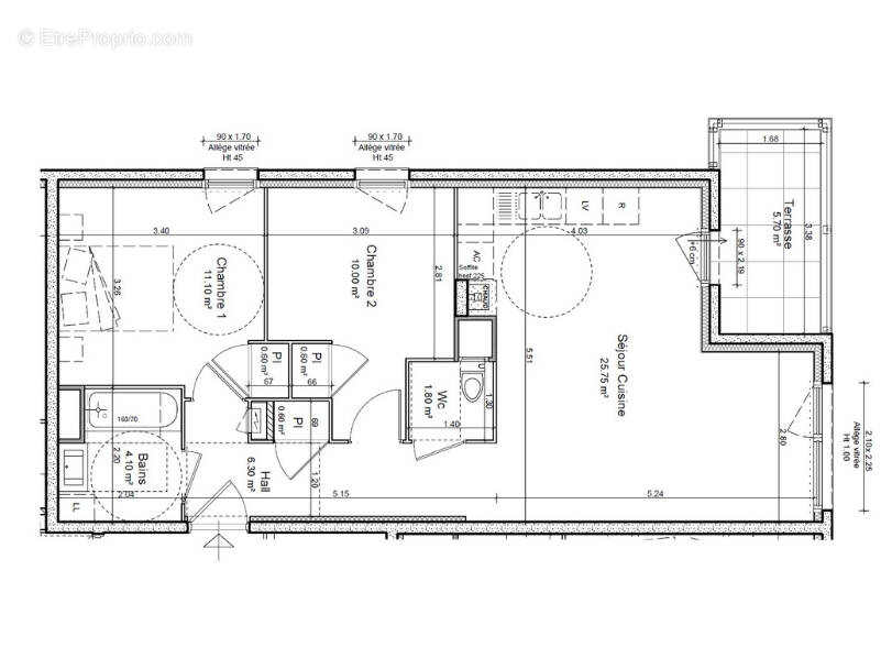 Appartement à SAINT-GENIS-LAVAL