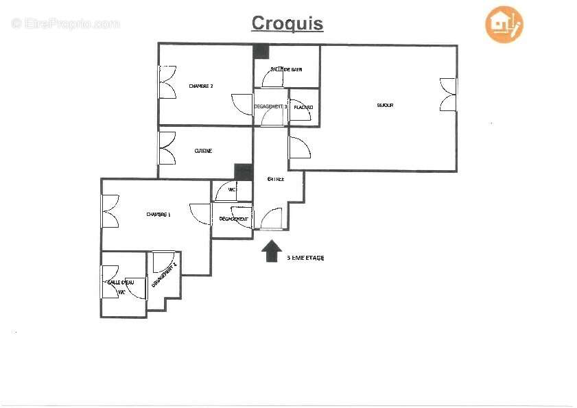 Appartement à COURBEVOIE
