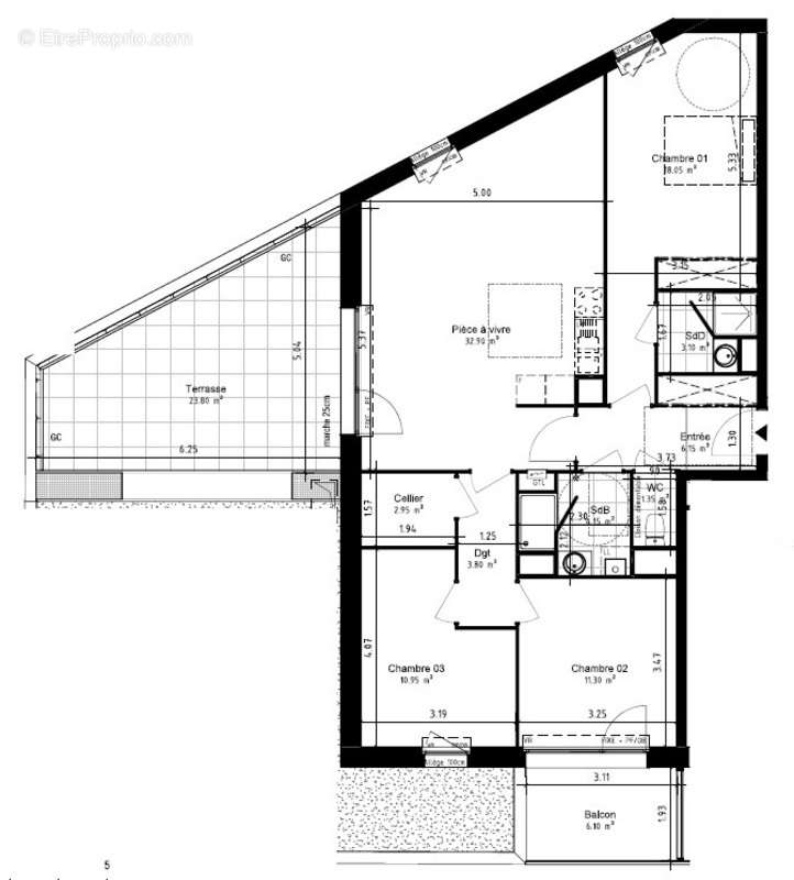 Appartement à HEM