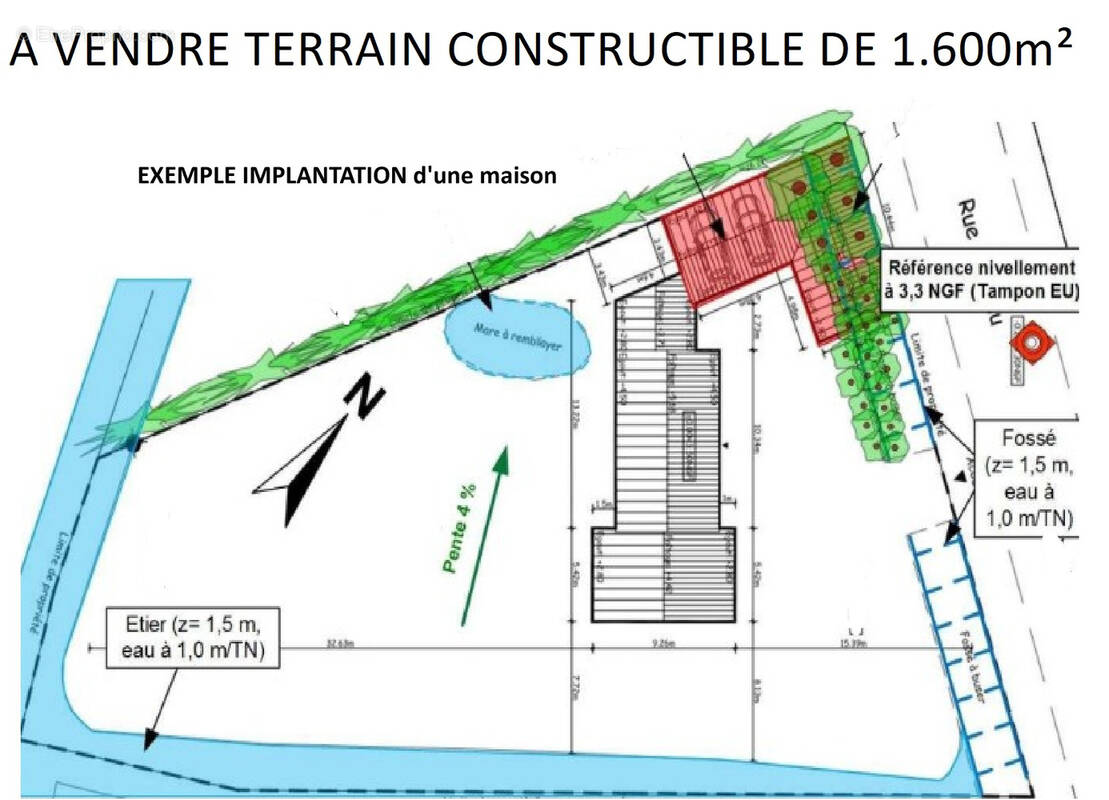 Terrain à BOUIN