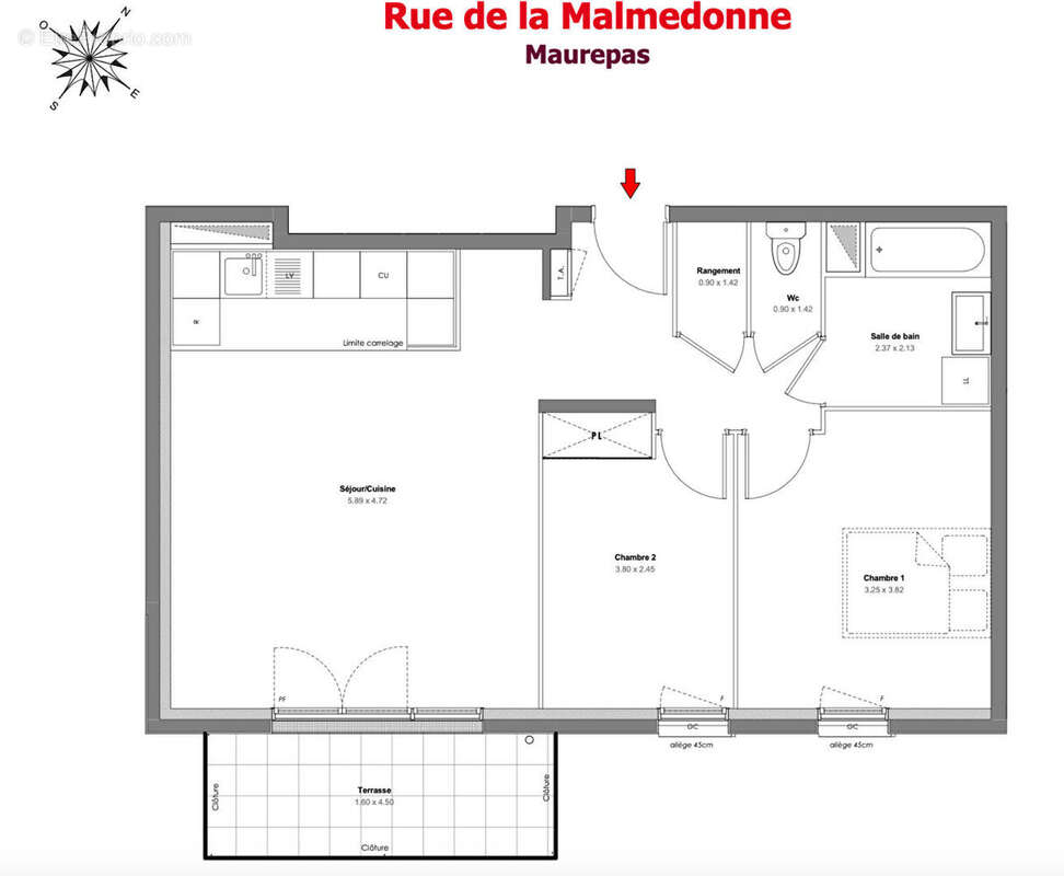 Appartement à MAUREPAS