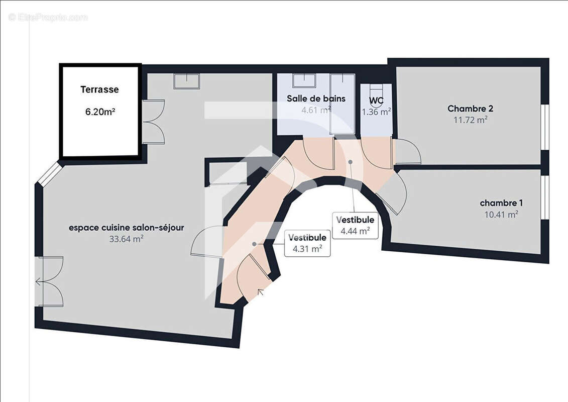 Appartement à BOURG-LES-VALENCE