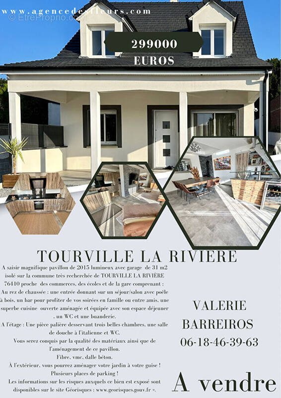 Maison à TOURVILLE-LA-RIVIERE