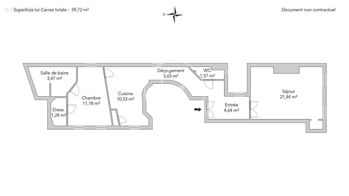 Appartement à PARIS-8E