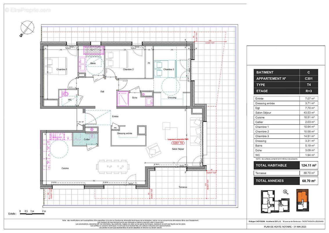 Appartement à THONON-LES-BAINS