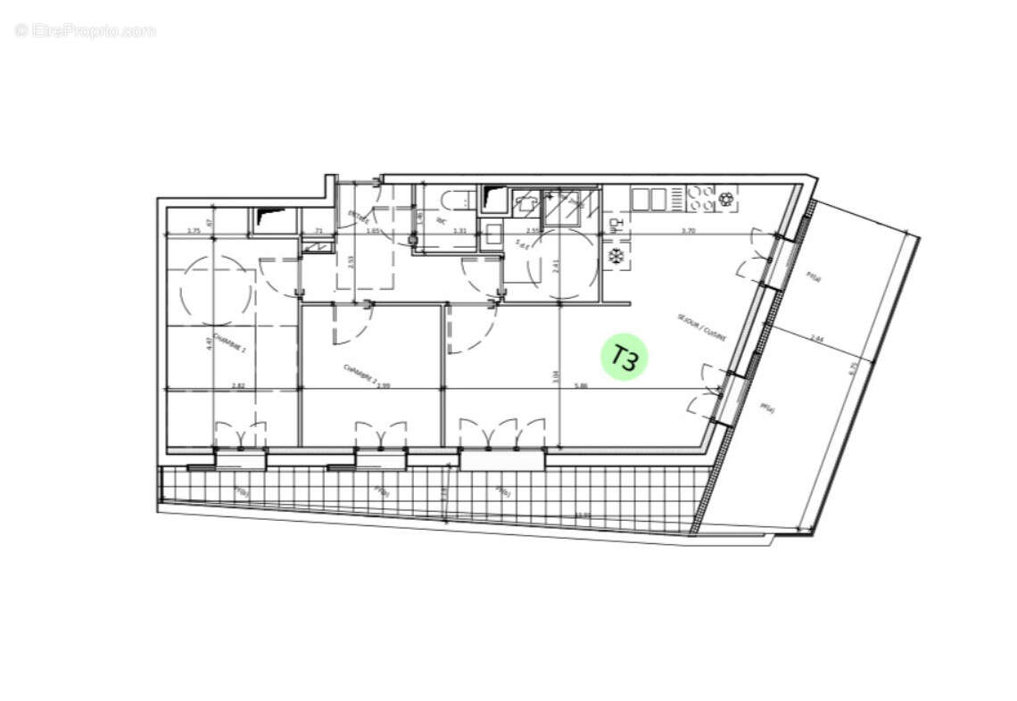 Appartement à BOULOGNE-BILLANCOURT