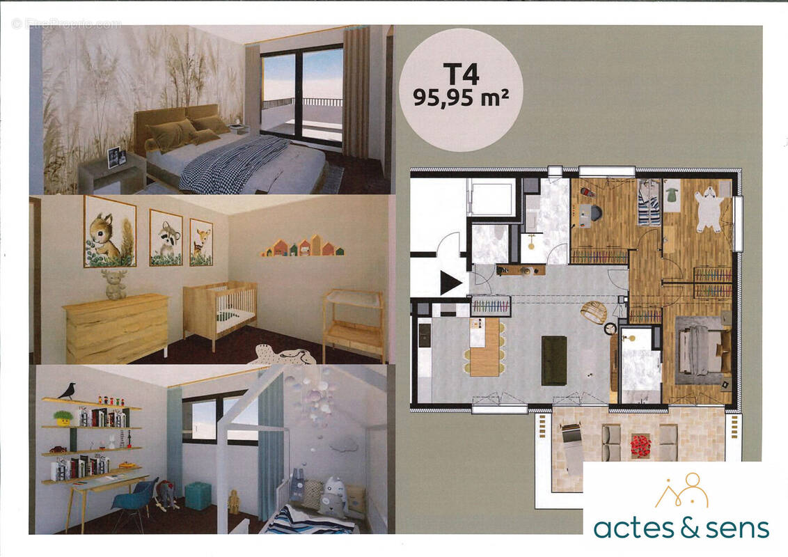 Appartement à MONTMELIAN